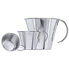 Contacto Stainless Steel Measuring Jug, 1 L with Open Handle