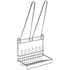 Contacto Wallrack for Piping Bags/ Tubes Contacto Wallrack for Piping Bags/ Tubes