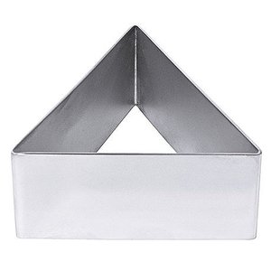 Contacto Ramka nierdzewna do musów 85x40 mm w kształcie trójkąta Contacto Ramka nierdzewna do musów 85x40 mm w kształcie trójkąta