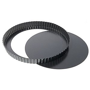 Contacto Wyprzedaż - Forma falista ze stali z wyjmowanym dnem o średnicy 280 mm Contacto Wyprzedaż - Forma falista ze stali z wyjmowanym dnem o średnicy 280 mm