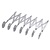 Contacto Dough Cutter, adjustable with 7 plain wheels