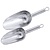 Contacto Stainless Steel Scoop 200 ml, 230 mm, Silver with hanging loop