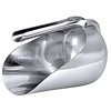 Contacto Stainless Steel Ice Scoop 1 L, Ø110x180 mm, Silver with Open Hollow Handle