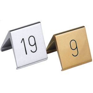 Contacto Table Numbers silver Contacto Table Numbers silver
