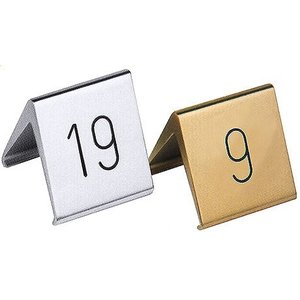 Contacto Table Numbers gold Contacto Table Numbers gold