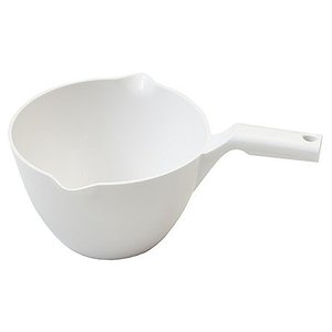 Contacto Polypropylene Scoop 2 L, Ø185 mm, White with 2 Pouring Lips