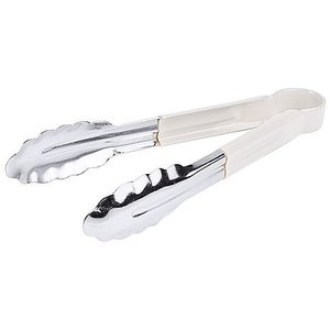 Contacto Scalloped Tongs white