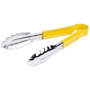 Contacto Scalloped Tongs yellow