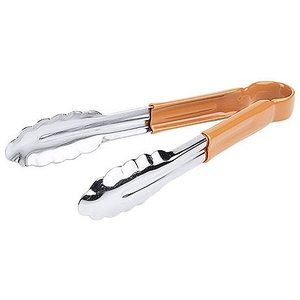 Contacto Scalloped Tongs brown