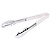 Contacto Scalloped Tongs white