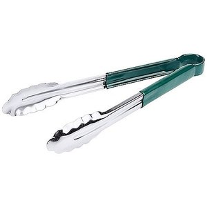 Contacto Scalloped Tongs green