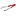 Contacto Scalloped Tongs red