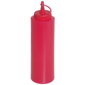 Contacto Red Squeeze Sauce Bottle 0,35 L