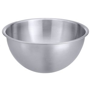 Contacto Miska ze stali nierdzewnej z szerokim, wywiniętym rantem i płaskim spodem 0,9 l, o średnicy 160 mm Contacto Miska ze stali nierdzewnej z szerokim, wywiniętym rantem i płaskim spodem 0,9 l, o średnicy 160 mm