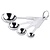 Contacto Stainless Steel Measuring Spoon Set, 1,25; 2,5; 5 and 15 ml
