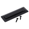 Contacto Wall Fixing for Barrier Posts 1600, without Tape, Black