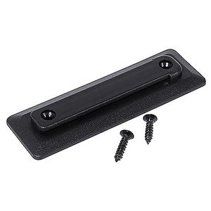 Contacto Wall Fixing for Barrier Posts 1600, without Tape, Black