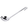Contacto Stainless Steel Shallow Soup Ladle 120 ml, 240 mm