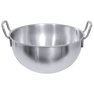 Contacto Miska do miksowania ze stali nierdzewnej z uchwytami, 5 l, o średnicy 250 mm Contacto Miska do miksowania ze stali nierdzewnej z uchwytami, 5 l, o średnicy 250 mm