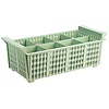 Contacto Green Dishwasher Basket for Cutlery 8 compartments / 430 x 210 Contacto Green Dishwasher Basket for Cutlery 8 compartments / 430 x 210