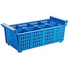 Contacto Kosz do zmywarki na sztućce 8 przegród / 430 x 210 x 150 mm, niebieski