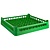 Contacto Green Dishwasher Basket for Plates 500 x 500 x 100 mm