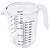 Contacto Polystyrene Jug for Flour or Sugar, 1 L with Measuring Cup