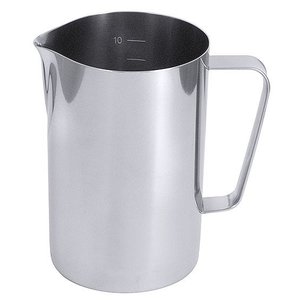Contacto Stainless Steel Measuring Jug, 2 L with Two-Sided Graduation and Spout