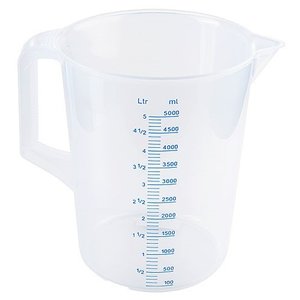 Contacto Polypropylene Measuring Jug, 5 L, can be Sterilised Contacto Polypropylene Measuring Jug, 5 L, can be Sterilised