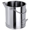 Contacto Stainless Steel Food Container, 15 L with Measuring Cup, Handle and Spout