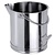 Contacto Stainless Steel Food Container, 15 L with Measuring Cup, Handle and Spout