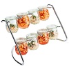 Contacto Weck® Glass Jars Stand completely with 8 glasses 2707/220