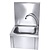 Contacto Knee Operated Wash Basin, 330x400x(h)230 mm with Back Panel