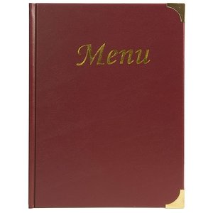 Contacto Karta menu, bordowa 310 x 235 mm Contacto Karta menu, bordowa 310 x 235 mm