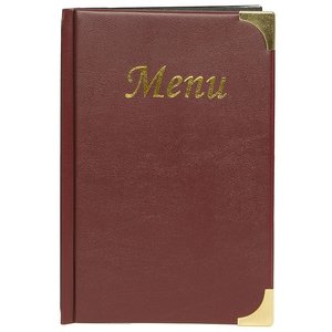 Contacto Menu Holder bordeaux Contacto Menu Holder bordeaux