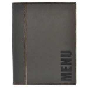 Contacto Menu Holder black, A4, includes one plastic insert Contacto Menu Holder black, A4, includes one plastic insert