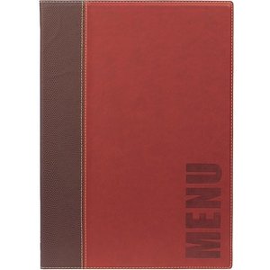 Contacto Menu Holder red, A4, includes one plastic insert Contacto Menu Holder red, A4, includes one plastic insert