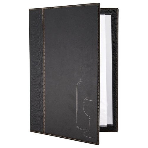 Contacto Wine List Holder with one plastic insert Contacto Wine List Holder with one plastic insert