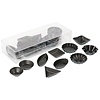 Contacto Non-Stick Petit Four Moulds 50 pcs. in 10 different shapes Contacto Non-Stick Petit Four Moulds 50 pcs. in 10 different shapes