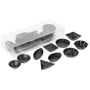 Contacto Non-Stick Petit Four Moulds 50 pcs. in 10 different shapes