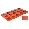 Contacto Non-Stick Hemispherical Moulds with 15 moulds