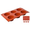 Contacto Non-Stick Muffin Moulds for 6 moulds Contacto Non-Stick Muffin Moulds for 6 moulds