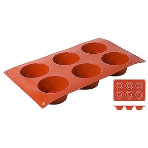 Contacto Mata silikonowa na Muffinki, 6 foremek o średnicy 69 mm Contacto Mata silikonowa na Muffinki, 6 foremek o średnicy 69 mm