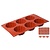 Contacto Non-Stick Briochette Moulds with 6 moulds