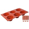 Contacto Non-Stick Briochette Moulds with 6 moulds