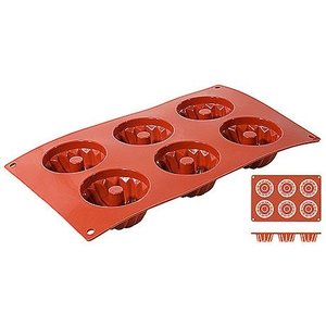 Contacto Mata silikonowa do 6 babek z tuleją 300x175x35 mm Contacto Mata silikonowa do 6 babek z tuleją 300x175x35 mm