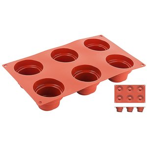 Contacto Non-Stick Spiral Tower Moulds with 6 moulds Contacto Non-Stick Spiral Tower Moulds with 6 moulds
