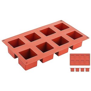 Contacto Non-Stick Cube Moulds with 8 moulds Contacto Non-Stick Cube Moulds with 8 moulds