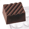 Contacto Chocolate Moulds with furrow pattern
