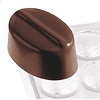 Contacto Chocolate Moulds Oval with Line